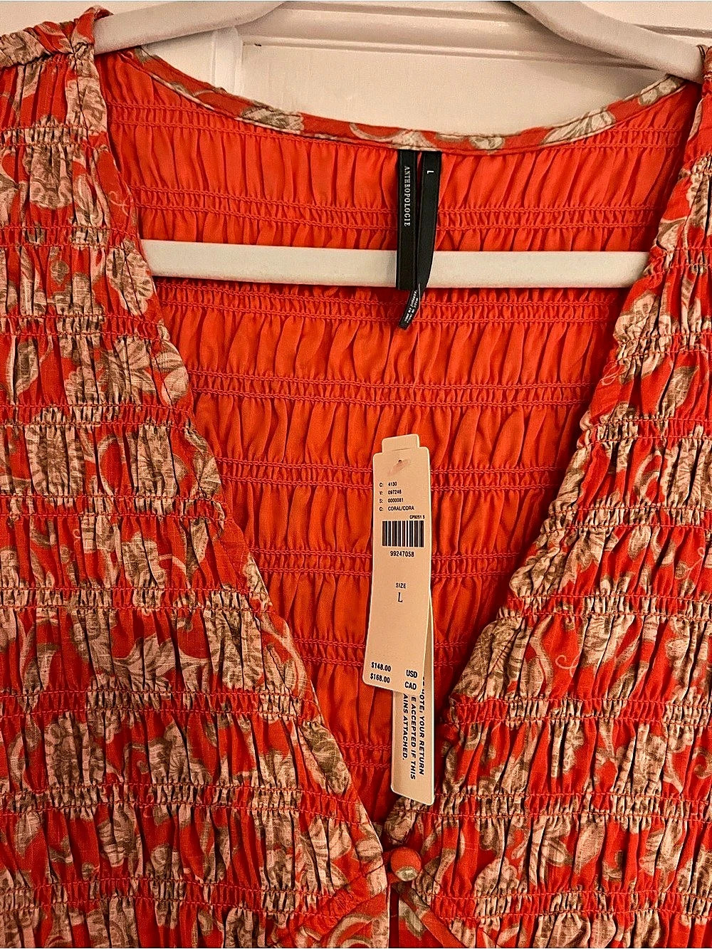 Anthropologie Peregrine Mini Dress NWT size Large - Picture 3 of 3